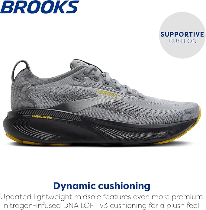 Brooks Men's Adrenaline GTS 25 Supportive Running & Walking Shoes Zevon