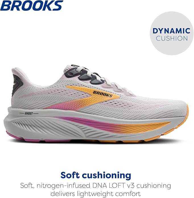 Brooks Women's Ghost 17 Neutral Cushion Running & Walking Shoes Zevon