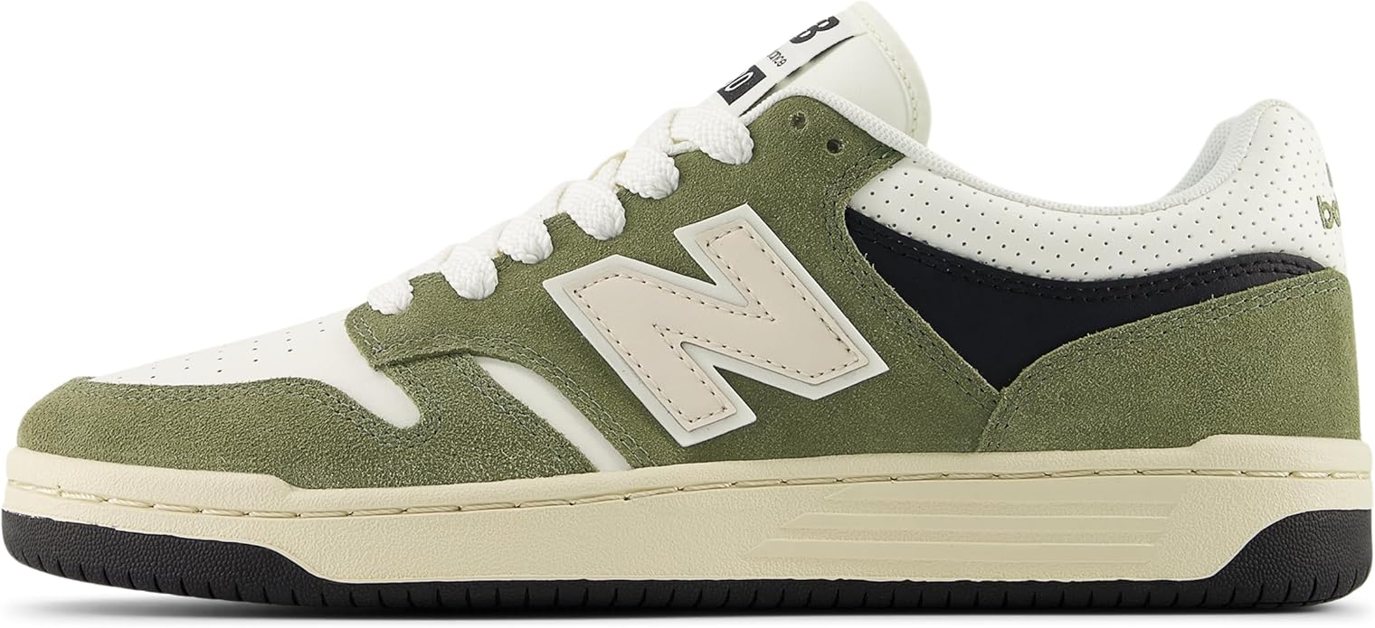 New Balance Men's 480 V1 Classic Leather Lifestyle Court Sneakers Zevon