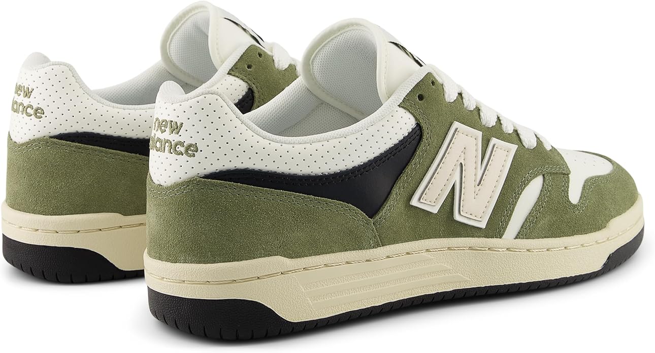 New Balance Men's 480 V1 Classic Leather Lifestyle Court Sneakers Zevon